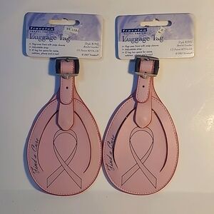 Pink Travelon Luggage Tags